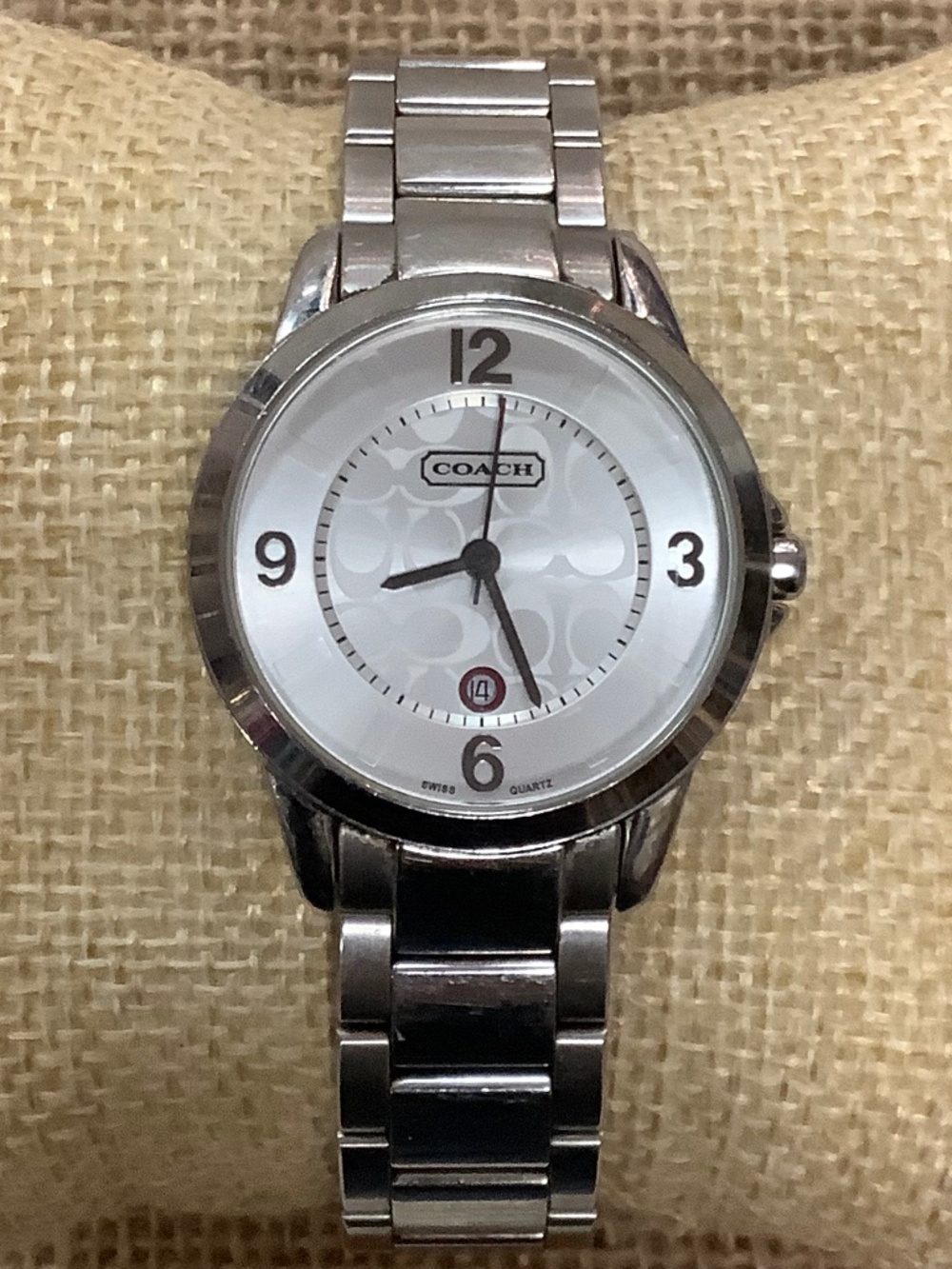Coach Women's Logo C Silver Watch